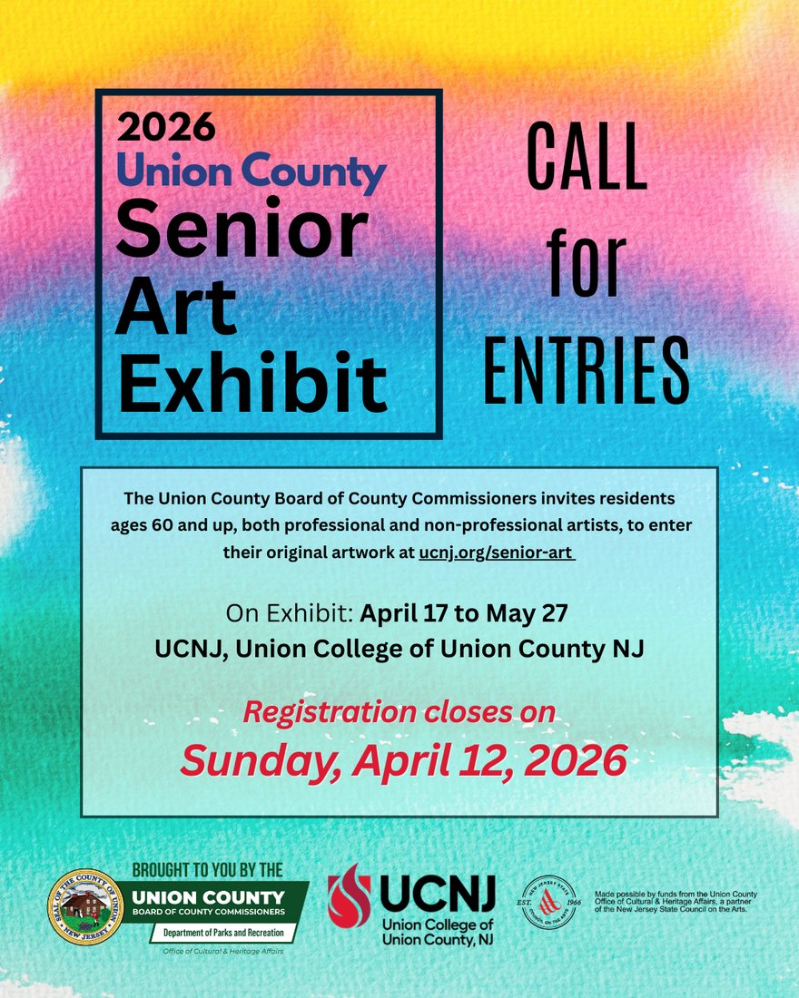 Senior Art Exhibit event flyer 