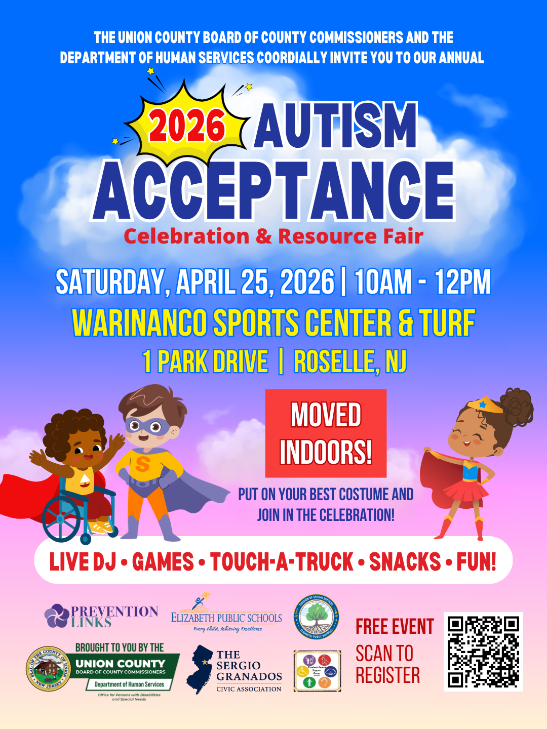 2026 Autism Acceptance Celebration & Resource Fair flyer