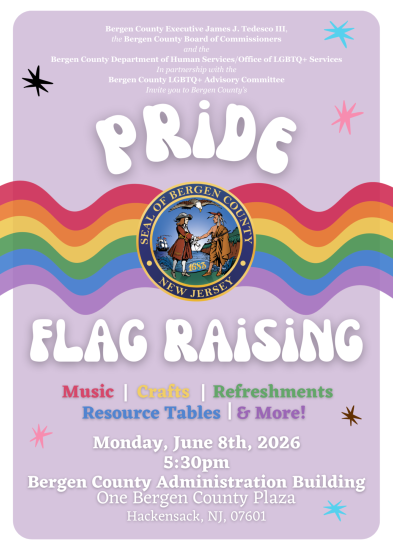 flag raising bergen county