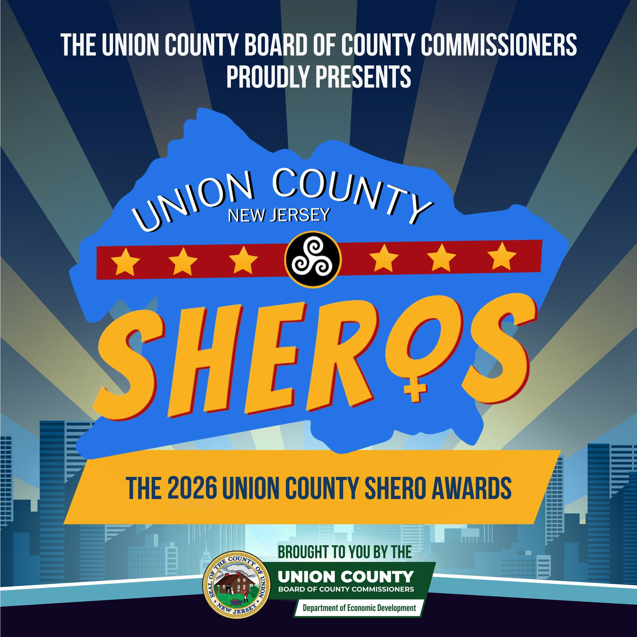 A graphic drawing attention to the SHERO Award nominees.