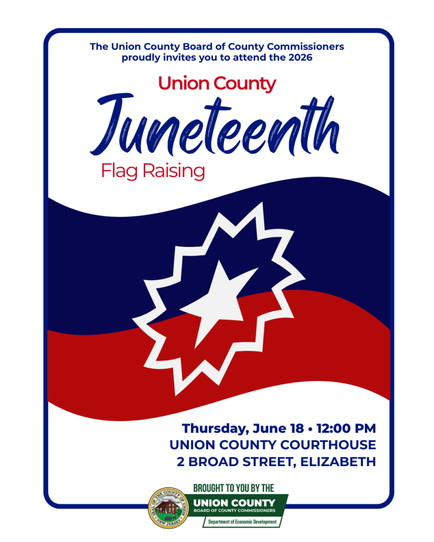 Juneteenth Flag Raising - SAVE THE DATE flyer