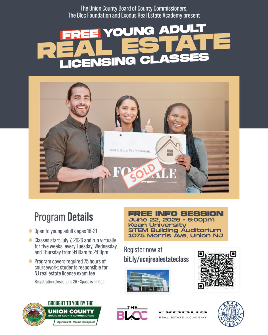 A flyer advertising the five-week virtual licensing program.