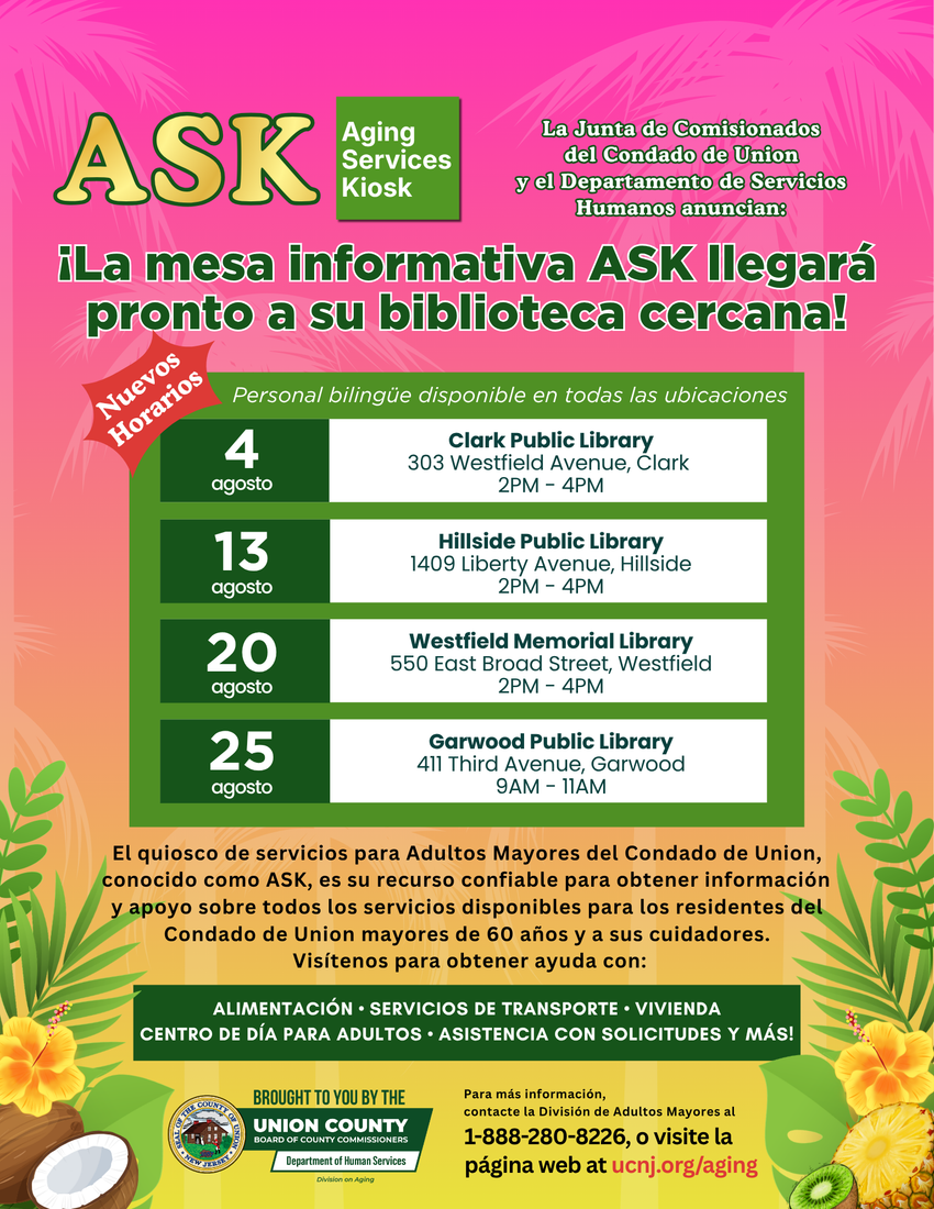 A flyer announcing the August ASK dates and locations, found in the body of this article.