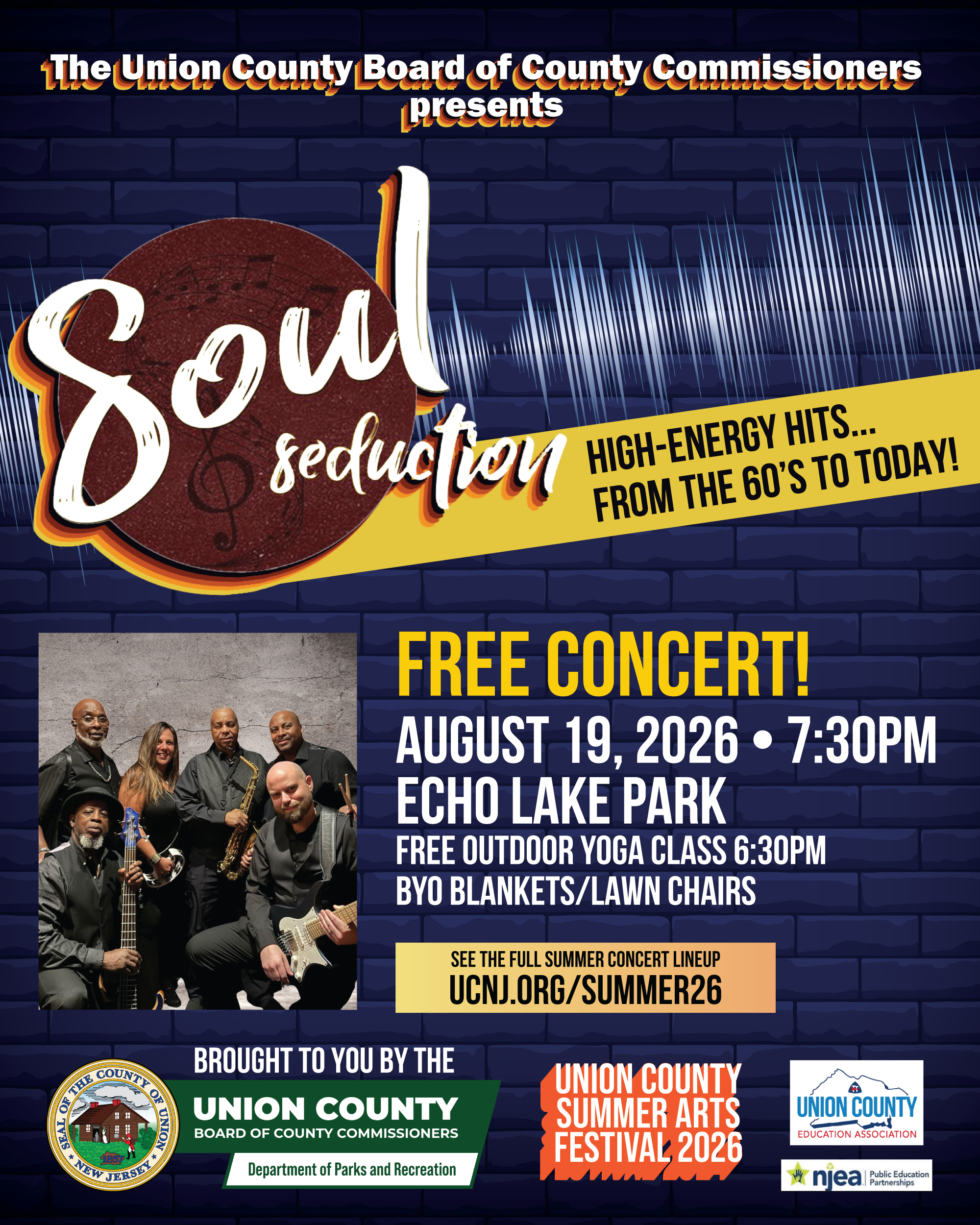 August 19 - Soul Seductio - Hits from the ’60s, ’70s and ’80s