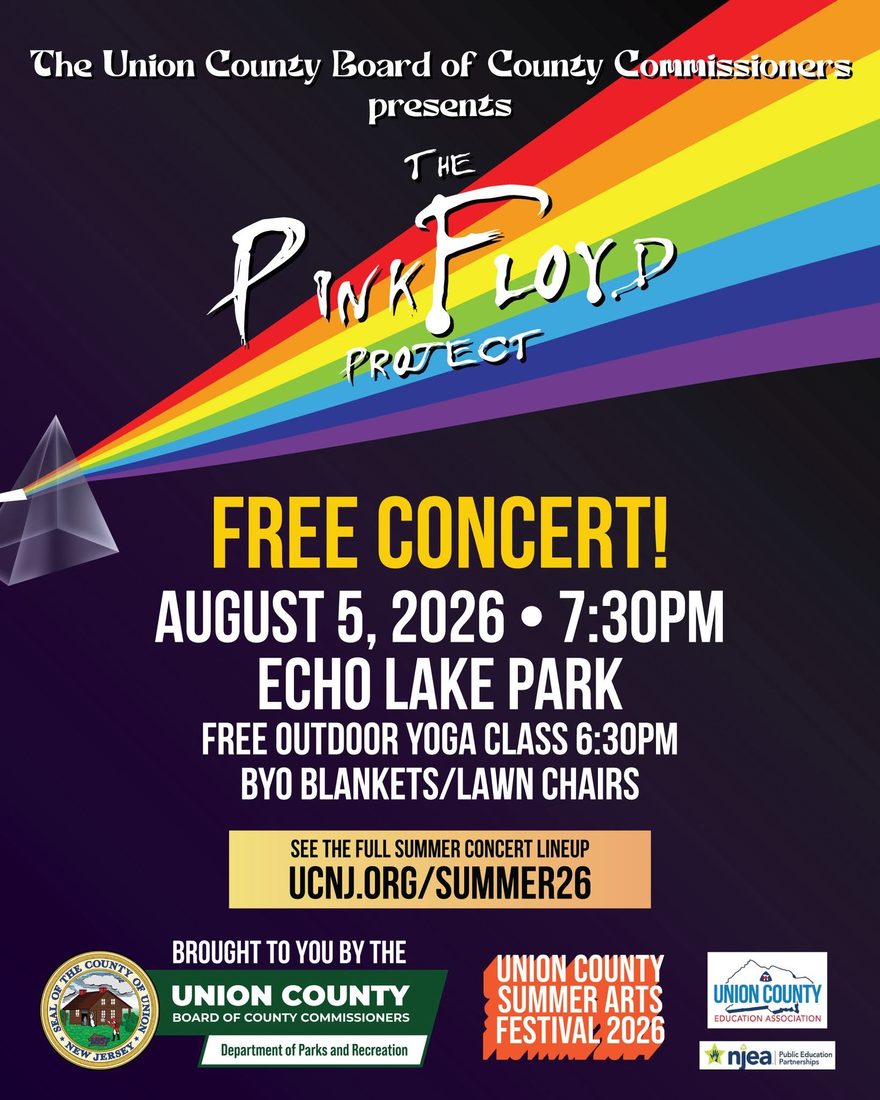 The Pink Floyd Project Event Flyer
August 5th @ 7:30pm @ Echo Lake Park
Free Yoga Class at 6:30pm. 