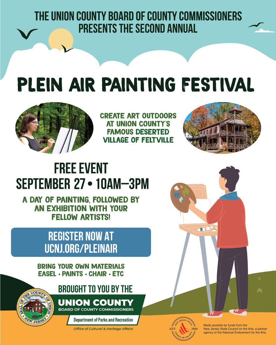 Union County Invites Local Artists to Second Annual Plein Air Painting Event at the Deserted Village of Feltville