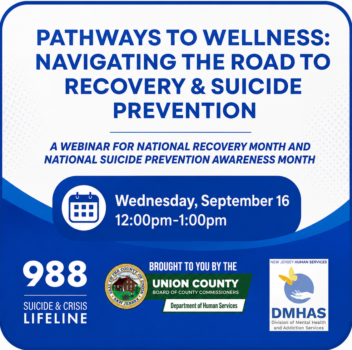 National Recovery Month and National Suicide Prevention Awareness Month