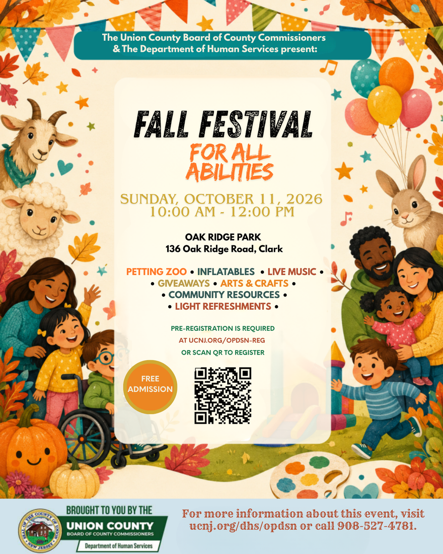 Union County to Host Fall Festival for All Abilities at Oak Ridge Park
