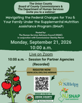 Union County Hosts Snap and Medicaid Webinars for Community Partners
