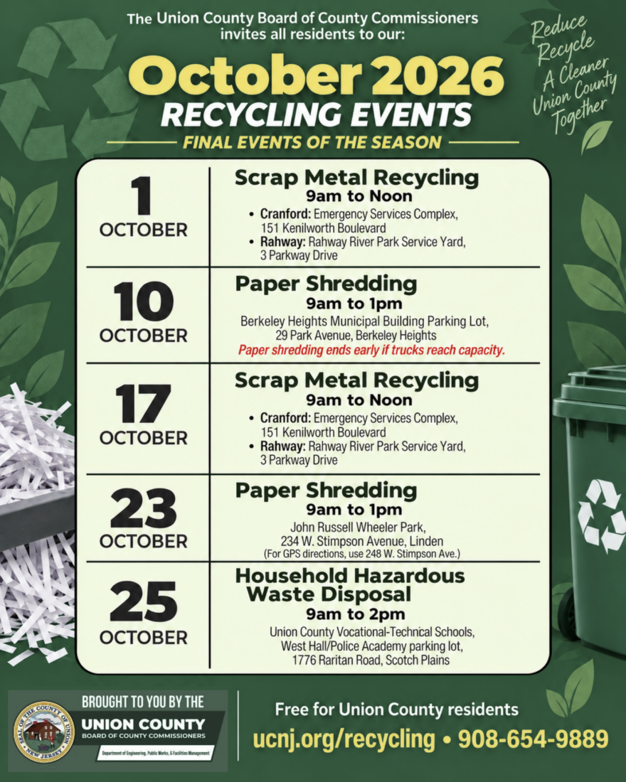 final mobile paper shredding and household hazardous waste events