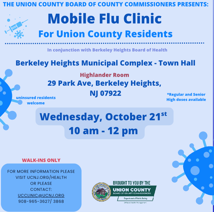 Berkeley heights flu shots